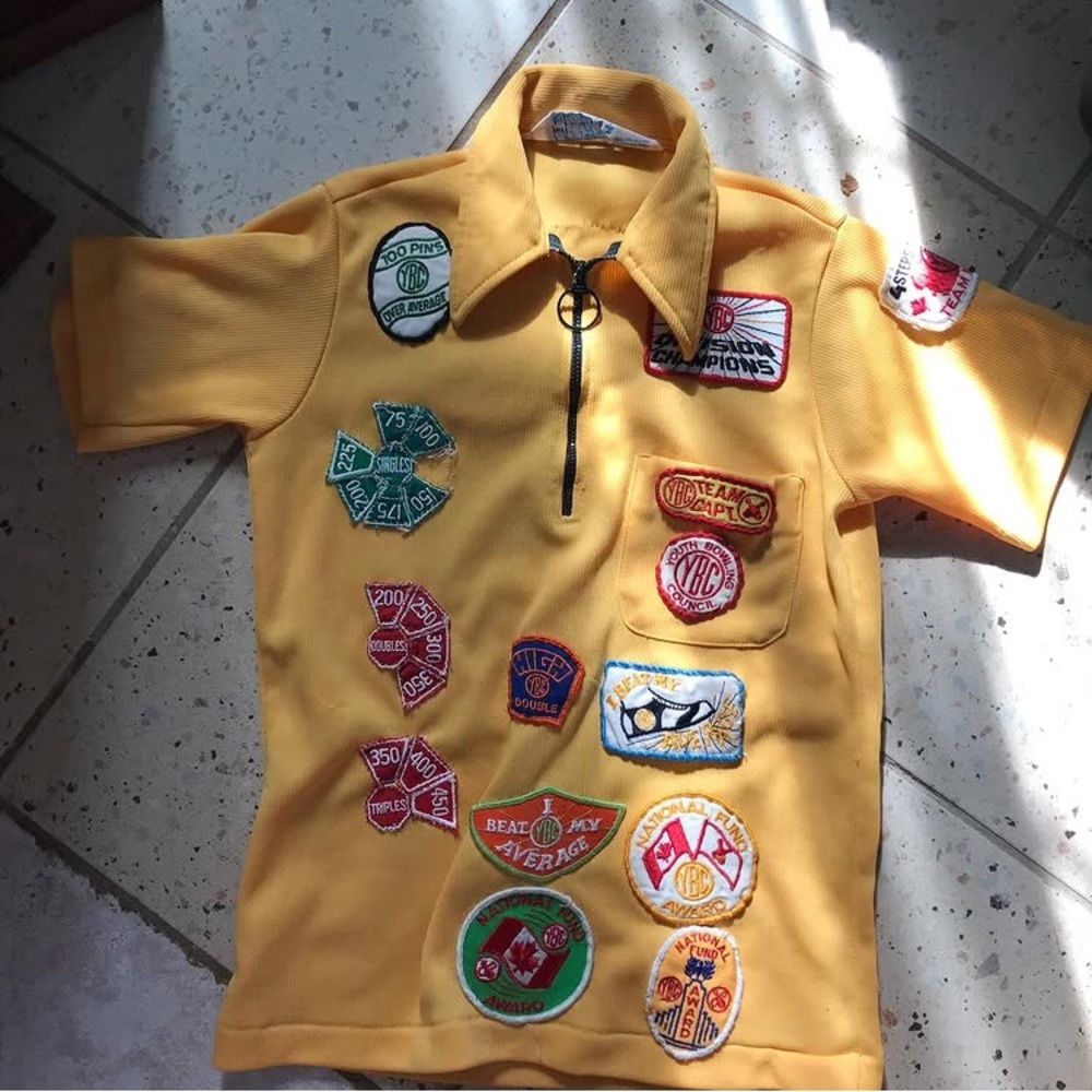 1970s youth bowling council t shirt